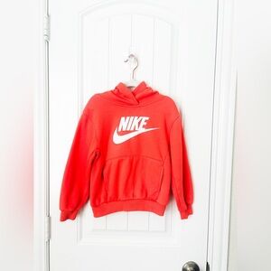 Nike Orange Boys Sweatshirt Hoodie Size 4-5 Years